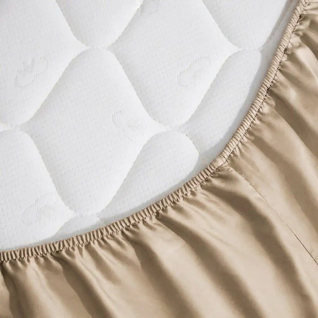 Licht Nougat Bamboe Laken