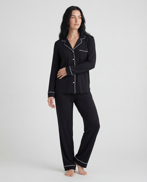 Sort Bambus Pyjamas