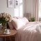 Roze Bamboe Beddengoed